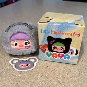 Yaya Little Mischievous Bag Vinyl Plush Pendant Confirmed Box